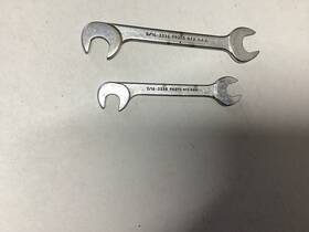 3328 Pronto 3336/3328 Wrenches Open End Lot Of 2 #3328 3336 Vintage Angle