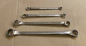 1044m Proto Tools Usa 4pc Metric 10mm-24mm Offset Box End Wrench Set Lot - 12 Point
