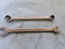 Proto 1120-5020 Box End And Open Wrench 3/8 5/16 1120 12-point 5020 Short