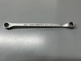 1121ma Proto 10mm X 11mm 12 Pt Double Box End Offset Combination Wrench Vintage