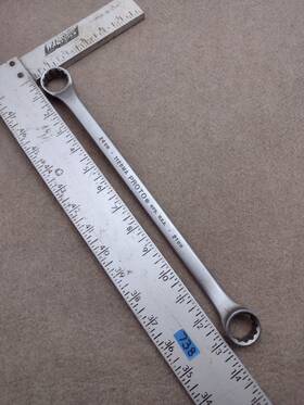 1128ma Proto Usa 21mm X 24mm Double End Box Wrench Offset 12 Point Metric Tools