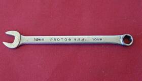 1210mh Proto Vtg Professional #1210mh 6pt Metric 10mm Combination Wrench