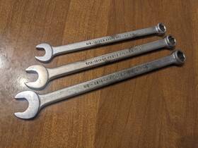 1216-lh Proto 1212-lh Sae Long 6-pt. Combination Wrenches 3/8 7/16 1214-lh 1/2
