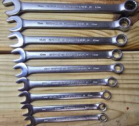 1212masd Proto Professional Metric 16pc Wrench Set 16mm Is Missing Satin Finish Anti Slip