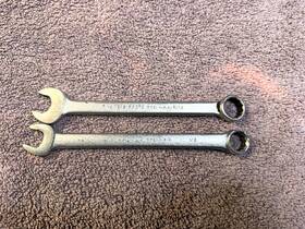 1218-1216 Proto 2 Vintage Combination Wrenches 9/16 1218 - 1/2 1216 Used See Pics