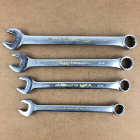 1214m Proto 1219m 1217m 1216m Vintage Professional Combination Wrench Lot 12 Pt Metric 19 17 16 14mm