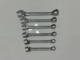 1220-e Proto Professional Usa 6pc Sae 5/16-5/8 Inch Short Combination Wrench Set - 6 Point