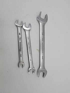 Proto 3030-3021-3020 Vintage Professional Wrench Open End5/8-9/16-7/16-3/8 Inch - 3/8 5/16 Usa