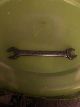 3034b Proto Professional 11/16 Inch X 5/8 Open End Wrench Usa Made