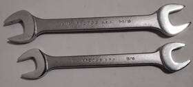 Proto 3045-3050 2 Professional Double Open-end Wrench Set Lot Sae Usa 3045 3050