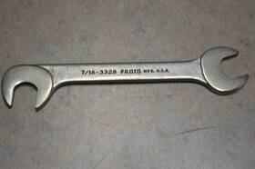 3328 Proto Vintage 7/16 Inch Double Open End Offset Ignition/obstruction Wrench