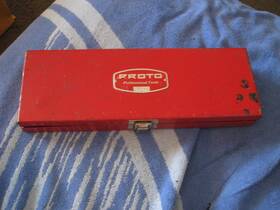 4796 Proto Vtg 1/4 Drive Socket Set Missing Some Pieces Vg Cond Free Shipping