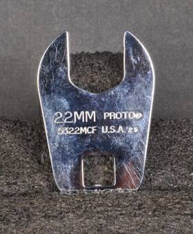 5322mcf Proto Stanley 5322 Mcf 22mm 1/2-in Drive Metric Crowfoot Wrench Made In Usa