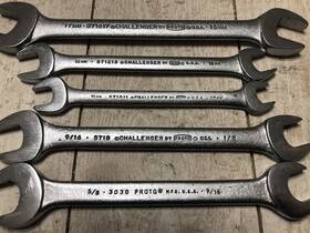 571011 Proto Vintage Challenger By Usa. Open End Wrenches Metric And Sae