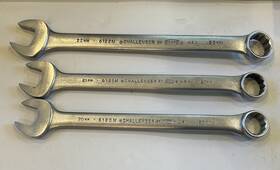 6120m Proto 6122m 6121m Challenger 20mm 21mm 22mm Combination Wrench 3pc Set 6120m Proto 6122m 6121m Challenger 20mm 21mm 22mm Combination Wrench 3pc Set