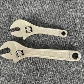 706-704 Proto Tools 6 Inch And 4 Adjustable Wrench Crescent 706 704 Made In Usa 706-704 Proto Tools 6 Inch And 4 Adjustable Wrench Crescent 706 704 Made In Usa