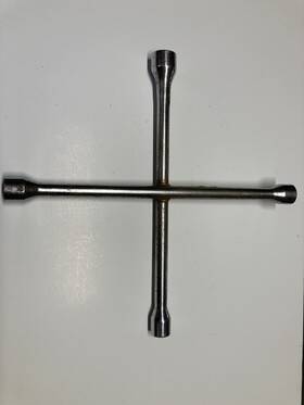 9414m Proto Original 1970s Chrome Ripro 4 Way Metric Lug Nut Wrench U.s.a