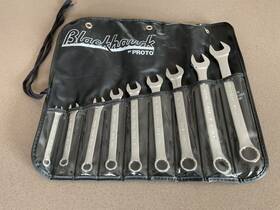 9609pnb Proto Blackhawk By 9 Piece Full Polish Usa Made Combination Wrench Set 1/4-3/4 Inch