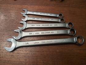 L6114m Proto Challenger L6118. L6114m. L6117m Sae Combination Wrench Lot Of 5 12 Point Usa Made 7/16to 3/4