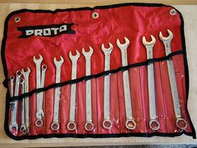 G6043243etc Proto G6043243 6pt Metric Anti-slip Combination Wrench Set Bonus Wrenches