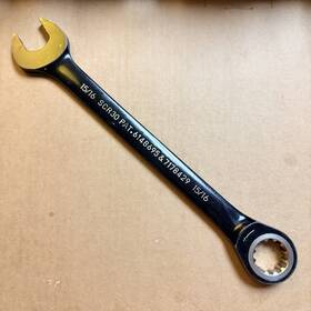 Scr30 Proto 15/16 Non-reversing Combination Wrench Anti-slip Design Black