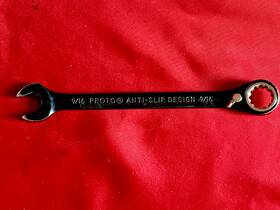 Scv18 Proto Anti-slip Design Ratcheting Combination Wrench 9/16 Inch Black 12-point