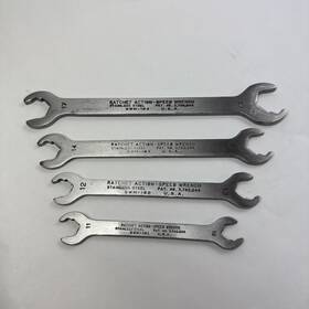 3762244 Ratchet Action 4 Metric Stainless Steel Speed Wrench Set 10mm-19mm Usa