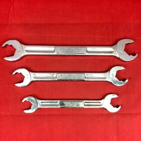 Sw-1002 Ratchet Action Vintage 3-piece Speed Wrench Set 1/2 Inch - 13/16 Usa 1970s Engraved