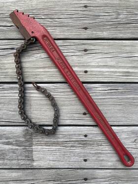 Wa24 Reed 24 Inch Chain Wrench For Up To 3 Pipe And Fittings No