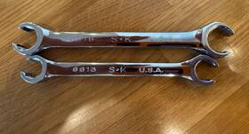 8818-8813 S-k Tools 8818 8813 Flare Nut Wrench 13mm 14mm 16mm 18mm Usa Pristine