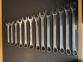 C8-c32 S-k Tools 13 Piece Sae Combination Wrench Set 1/4 Inch 1 C-8 C-32