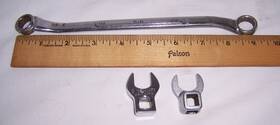 B-1618 S-k Snap On Napa Ncf18 Tool Lot 1/2 Inch X 9/16 12 Point Offset Wrench Crowfoot