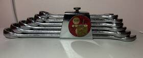 4385 Sears Vintage 6 Piece Combination Wrench Set Made In Usa Sae 3/8 To 11/16