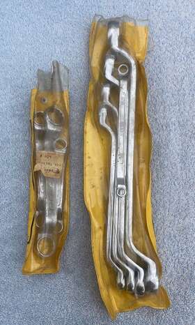 9-4351 Sears 94387 12 Pt Box End Offset Sae 6pc Wrench Set Japan 9-4387 And 3pc Short