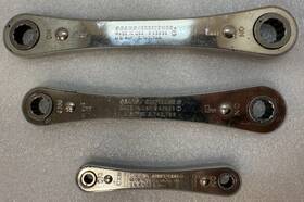 943691 Sears Craftsman 3 Racheting Box Wrenches 6mm/8mm 12mm/13mm And 14mm/16mm - Work Great