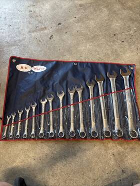 Sk 036881329244 Tools 14pc Sae Combination Wrench Set 3/8 - 1 1/4