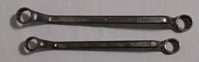33020-33024 Sk S-k 33020 5/8 Inch X11/16 And 33204 3/4 25/32 Deep Offset Box End Wrench 12-point Usa