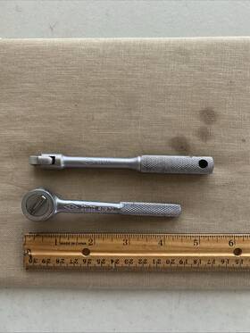 40970-40953 Sk 2pc.vintage S-k Tools 1/4 Inch Ratchet 40970 And Breaker Bar 40953 Usa Some Wear/mark