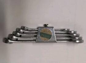 Sk 845c S-k Tools 5pc Combination Set Usa 3/8 Inch -5/8 Vintage Made Forged