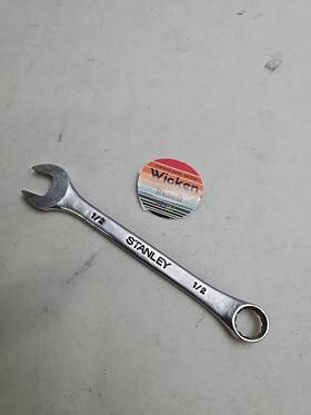 86-835 Sk Vintage Stanley Tools Sae 1/2 Inch Combination Wrench 12 Pt Made In Usa