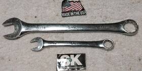 Sk 88226/88216 2pc S-k Tool 88226 13/16 Inch & 88216 1/3 12pt Combination Supercrome Wrench Set Sae
