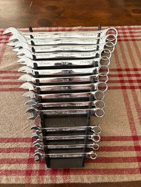 88306-88322 Sk S-k 15 Piece 12 Point Metric Wrench Set 6-22mm