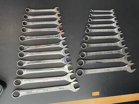 88310-88319 Sk Tools Metric And Sae Wrench Set Polished. 1/4 Inch -13/16 10mm-19 21mm 88310-88319 Sk Tools Metric And Sae Wrench Set Polished. 1/4 Inch -13/16 10mm-19 21mm