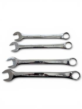 88322 Sk 88318 88319 88321 Tools Usa 12 Point Combination Wrench Lot Of 4 Metric 18mm 19mm 21mm 22mm 883