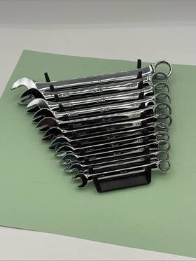 88319-88309 Sk S-k Tools 11pc Metric Combination Wrench Set 19-9mm Superkrome With Holder Nice