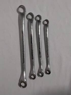 B-2628 Sk B-1618 B-1820 B-2024 4 Vintage S-k Lectrolite Offset Box End 12 Pt Long Wrench Set Sae Usa 1/2-7/8 Inch