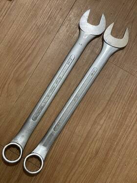 C46-c48 Sk Tools C46 C48 Sae 1-7/16 Inch And 1-1/2 Combination Wrench Set Usa
