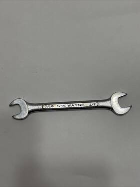 O-1416 Sk Lectrolite Wayne Open End Wrench 7/16 Inch 1/2 O 1416 Made In Usa 5 Long Sk071