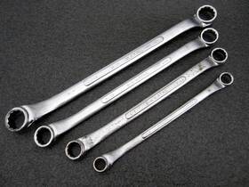 B-2224 Sk Tools B-1214 B-1618 B-1820 Vintage S-k Wayne 4pc Sae Offset Box End Wrench Set Made In Usa