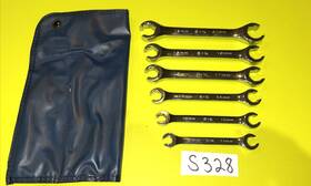 Sk376 Sk Tools S-k 6 Piece Super Krome Metric Double End Flare Nut Wrench Set 9mm To 21mm